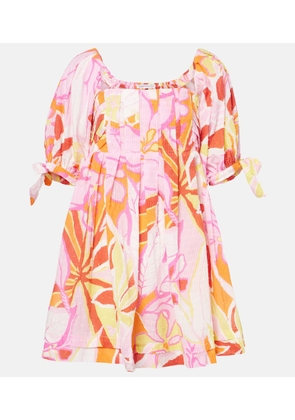 Poupette St Barth Catalina printed cotton minidress