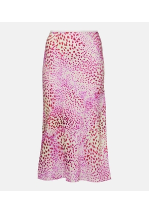 Dries Van Noten Printed midi skirt
