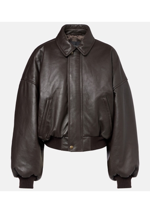 Balenciaga Round Taxi leather jacket