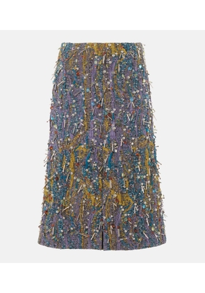 Dries Van Noten Embellished pencil skirt