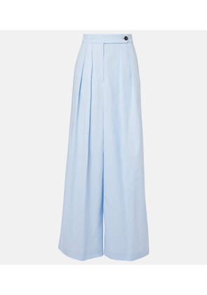 Dries Van Noten Cotton wide-leg pants