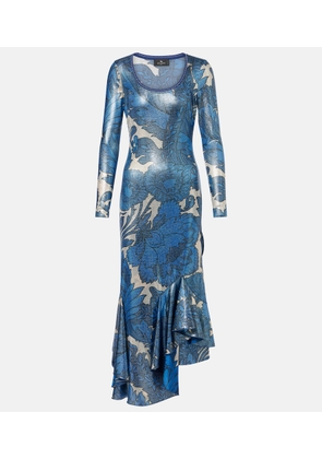 Etro Printed midi dress