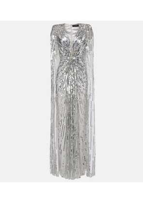 Jenny Packham Gold Rush sequined cocktail dress