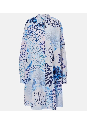 Dries Van Noten Printed cotton voile shirt