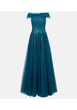 Jenny Packham Bee crystal-embellished gown