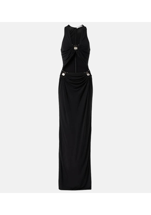 Christopher Esber Duo Bezel Quartz jersey maxi dress