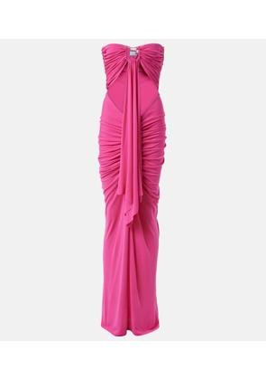 Christopher Esber Cutout embellished jersey gown