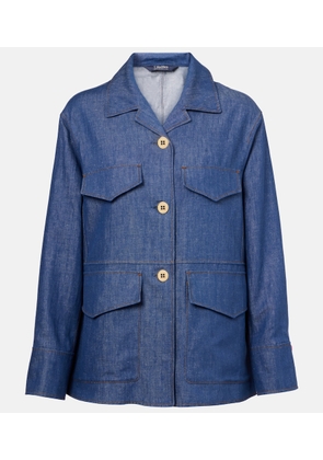 'S Max Mara Ginny cotton and linen twill jacket