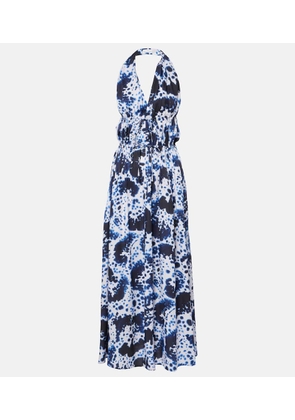 Dries Van Noten Printed halterneck maxi dress