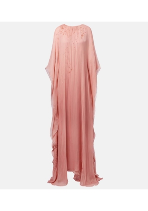 Marmar Halim Embellished silk kaftan