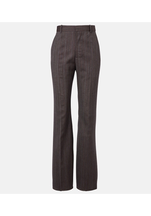 Bottega Veneta High-rise wool flared pants