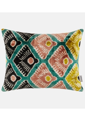 Les-Ottomans Shells velvet cushion
