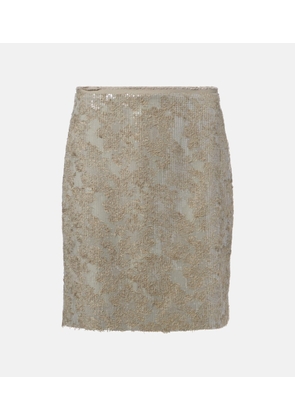 Dorothee Schumacher Sequined pencil midi skirt