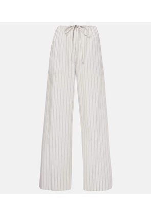 The Row Hypnosta cotton poplin wide-leg pants