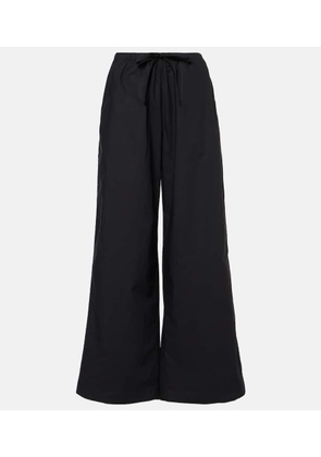 Faithfull Rainey cotton wide-leg pants