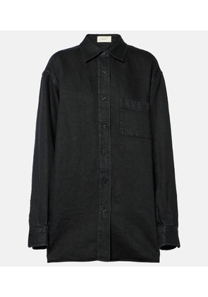 The Row Nesson oversized linen shirt