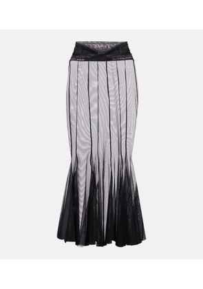 Nensi Dojaka Mila tulle midi skirt