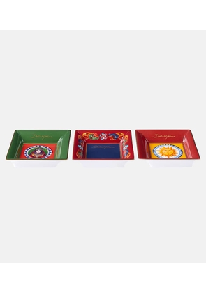 Dolce&Gabbana Casa Carretto set of 3 decorative trays