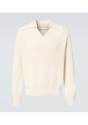 Bottega Veneta Ribbed-knit cotton polo sweater