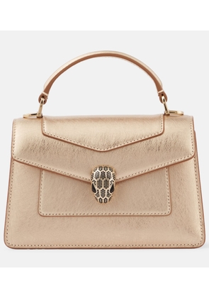 Bvlgari Serpenti Forever Mini leather tote bag
