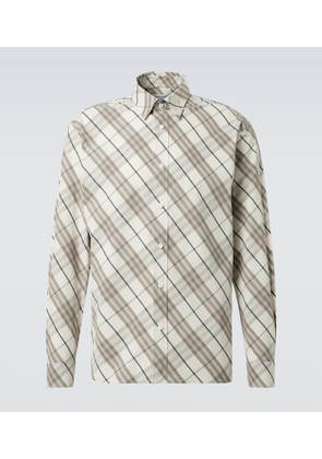 Burberry Burberry Check cotton overshirt