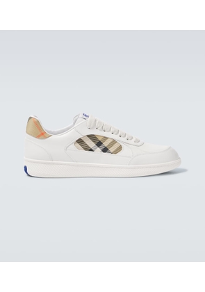Burberry Burberry Check EKD leather sneakers