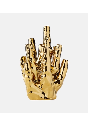 Polspotten Coral porcelain vase by Norman Trapman