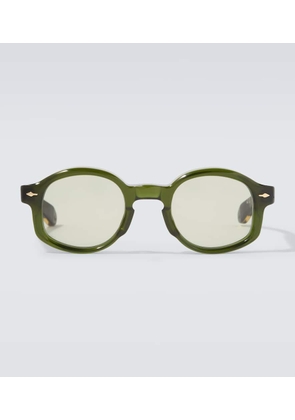 Jacques Marie Mage Petrus round sunglasses