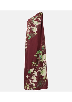 La DoubleJ Roy floral silk twill maxi dress
