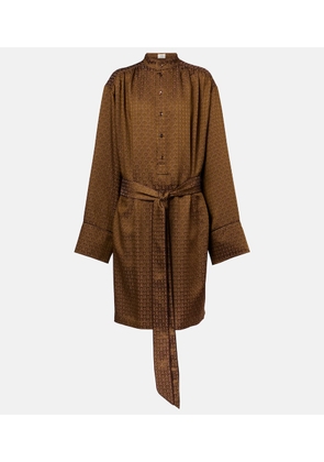 Saint Laurent Jacquard minidress