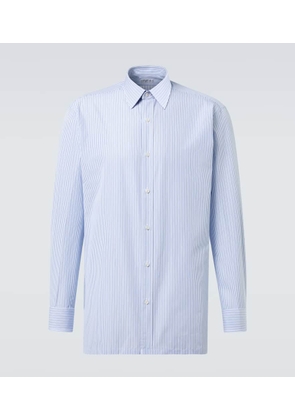 Charvet Striped cotton poplin shirt