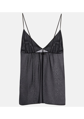 Saint Laurent Silk georgette camisole