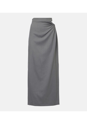 Max Mara Wool and silk maxi skirt