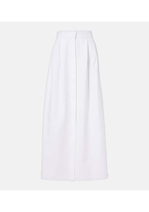 Max Mara Cotton-blend gabardine maxi skirt