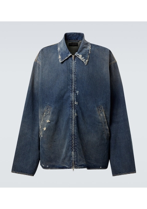 Balenciaga Distressed denim jacket