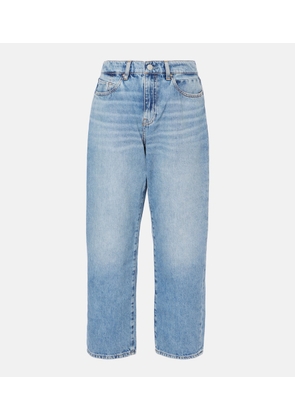 AG Jeans Florence cropped mid-rise straight jeans