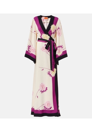 La DoubleJ Floral wrap dress