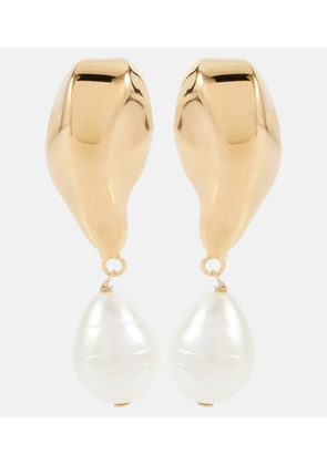 Oscar de la Renta Faux pearl drop earrings
