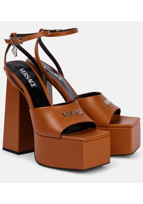 Versace 150 leather platform sandals