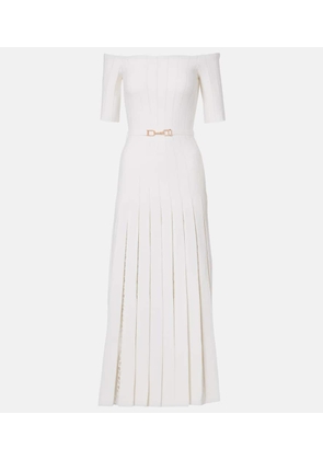 Gabriela Hearst Ribbed-knit wool and silk maxi dress
