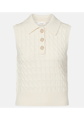 Frame The Cable Polo wool sweater vest