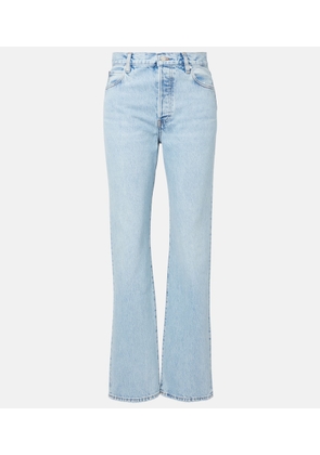 Frame Staple high-rise straight jeans