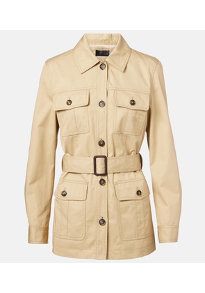 Nili Lotan Mila belted cotton jacket