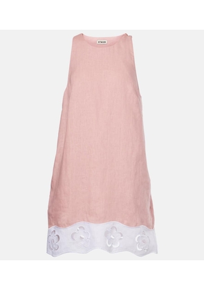 Staud Mika linen minidress