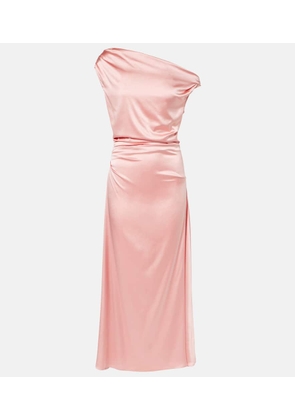 Staud Elyse silk-blend midi dress