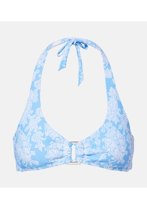 Heidi Klein Paisley halterneck bikini top