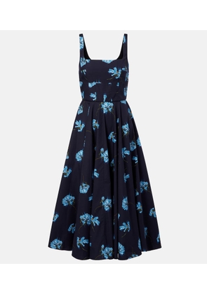 Emilia Wickstead Floral cotton midi dress