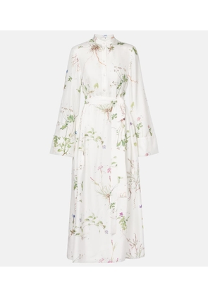 Erdem Floral printed silk midi dress