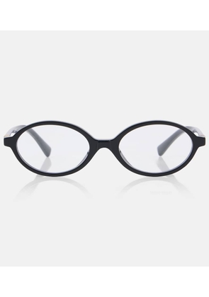 Miu Miu Miu Regard oval glasses