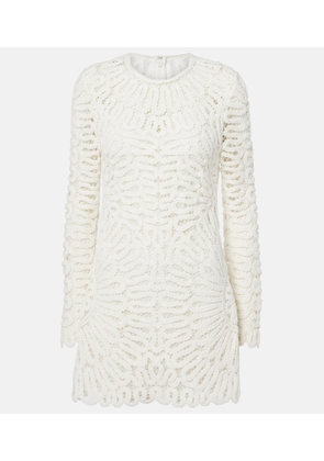 Simkhai Mccall crochet cotton minidress